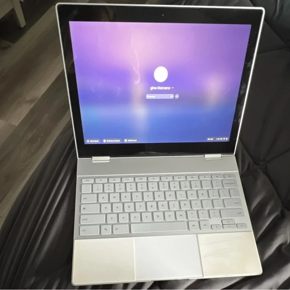 Google Laptop in Silver and Black